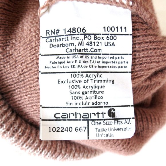 Carhartt Beanie Handmade in USA Pom main image 5